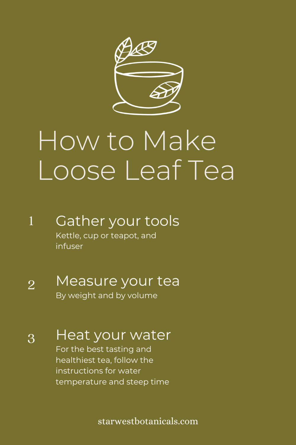 How to Brew Loose Leaf Tea