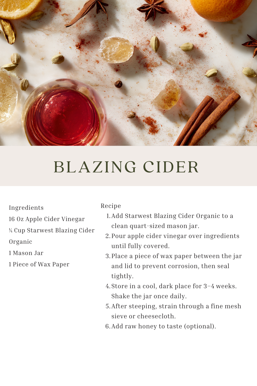 blazing cider organic